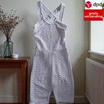 Sport playsuit wit L/XL, Kleding | Dames, Jumpsuits, Verzenden, Holala, Wit, Maat 42/44 (L)