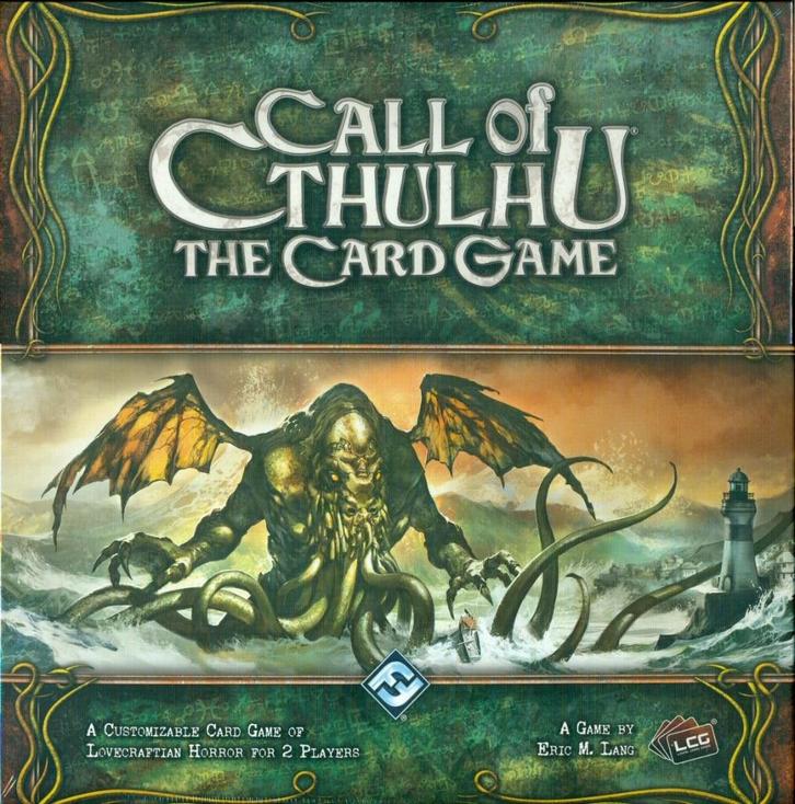 Call of Cthulhu The Card Game + 2 Expansions, Hobby en Vrije tijd, Gezelschapsspellen | Kaartspellen, Zo goed als nieuw, Ophalen of Verzenden