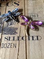 Zeer mooie strassbroche”Libelle”, Ophalen, Overige materialen, 4 tot 7 cm, Zo goed als nieuw