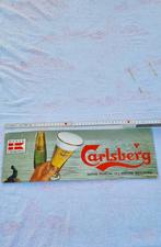 Vintage kartonnen claim van Carlsberg, Ophalen of Verzenden