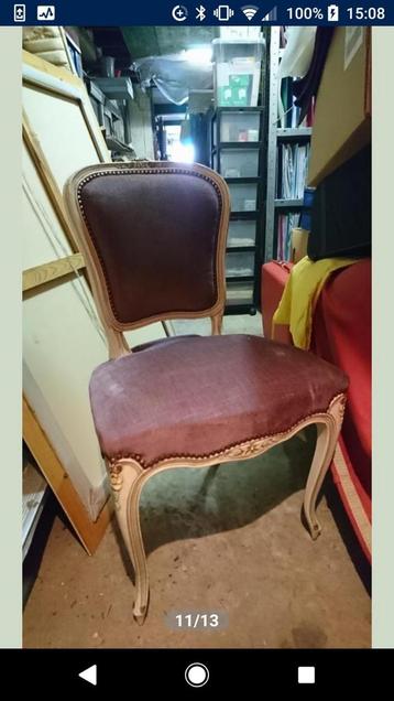 6 chaises antique