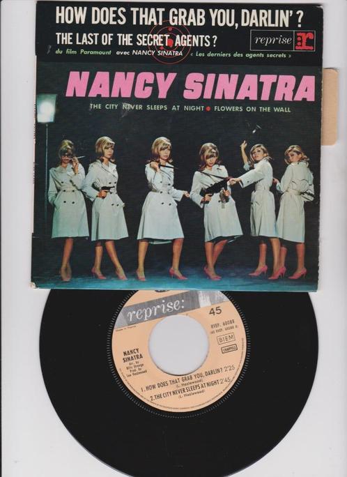 EP Nancy Sinatra – How Does That Grab You, Darlin' ?+3  Beat, CD & DVD, Vinyles Singles, Comme neuf, EP, Pop, 7 pouces, Enlèvement ou Envoi