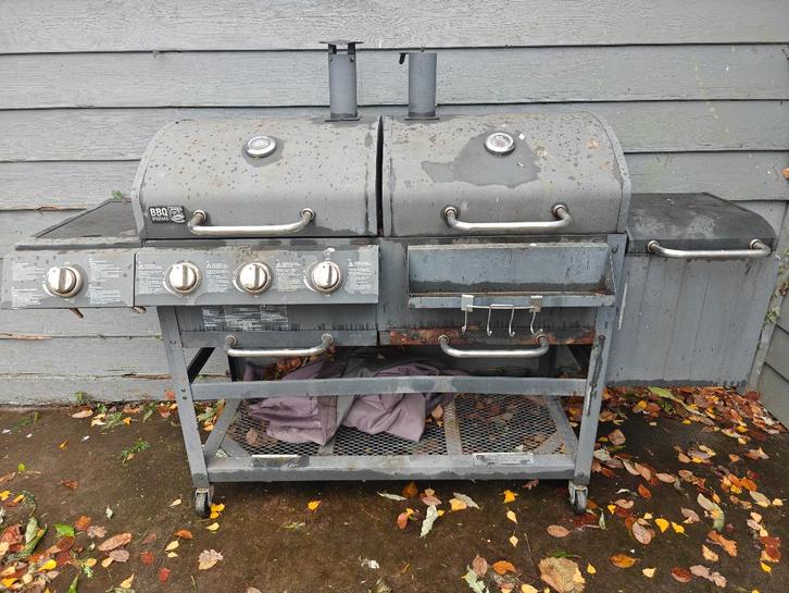 BBQ op gas en houtskool, Tuin en Terras, Gasbarbecues, Gebruikt, Ophalen