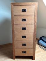 Commode en teck, Maison & Meubles, Armoires | Commodes, Teck, 25 à 50 cm, 5 tiroirs ou plus, Klassiek