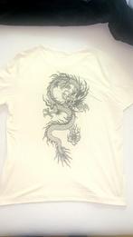 Mooi T-shirt met Japanse drakenletters, Kleding | Dames, Ophalen of Verzenden, Zo goed als nieuw