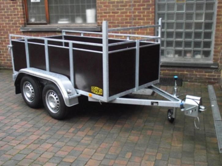 Bak aanhangwagens, nieuw, ongeremd en geremd, te 9300 Aalst, Auto diversen, Aanhangers en Bagagewagens, Nieuw, Ophalen
