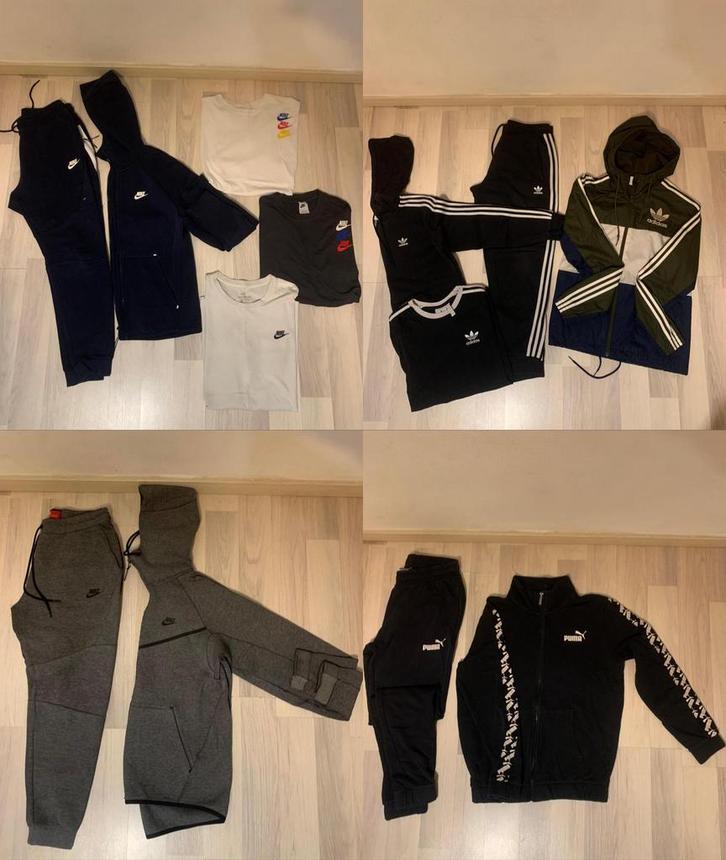 Nike, Adidas & Puma trainingspakken – topstaat maat S/M/L, Kleding | Heren, Sportkleding, Zo goed als nieuw, Algemeen, Maat 48/50 (M)