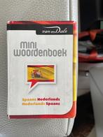 Miniwoordenboekje Spaans - Nederlands , Nederlands-Spaans, ASO, Van Dale, Zo goed als nieuw, Overige vakken