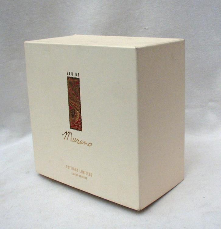 MURANO Carlo Moretti - Flacon de parfum + poire, Antiquités & Art, Antiquités | Verre & Cristal, Enlèvement ou Envoi