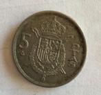 5 peseta’s  1975 - Spanje, Ophalen of Verzenden