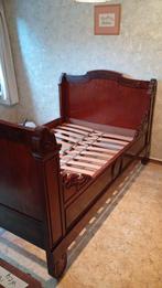 Lit ancien + placard, Antiquités & Art, Enlèvement