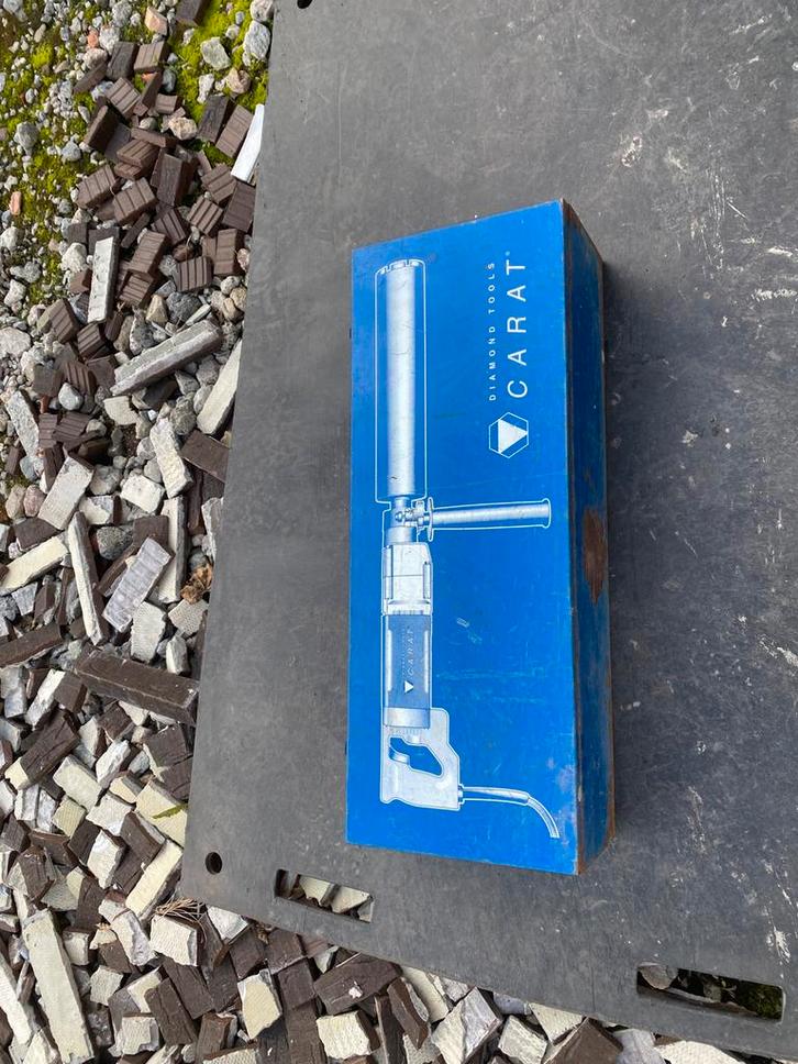 Diamant boormachine carat professioneel, Doe-het-zelf en Bouw, Gereedschap | Boormachines, Zo goed als nieuw, Boormachine, 600 watt of meer