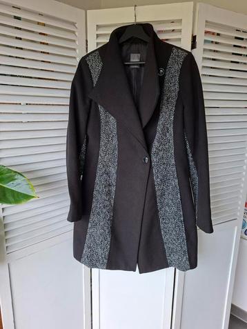 Jas trenchcoat zwart lang model nieuwstaat  beschikbaar voor biedingen