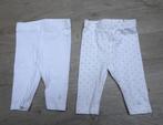 2 leggings blancs (Obaïbi) Taille 53 - 1 mois, Comme neuf, Fille, Obaibi, Enlèvement