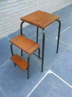 keukentrapje huishoudtrap opstapkruk H=65 vintage trapladder, Ophalen, Gebruikt, Minder dan 2 meter