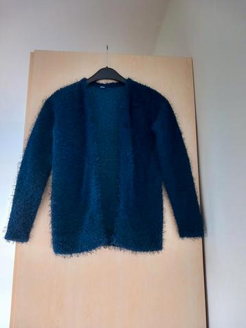 Donkerblauwe vest maat 146/152, zeer goede staat beschikbaar voor biedingen
