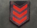British service chevrons (3 années) sur fond de tissu bleuté, Verzenden, Luchtmacht, Embleem of Badge