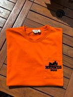 Hermès vintage T-shirt maat M-L, Kleding | Heren, Ophalen, Oranje