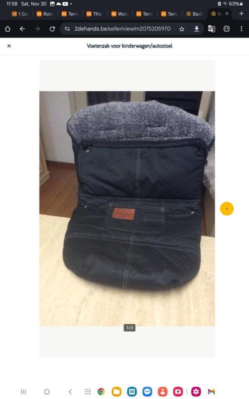 Voetenzak voor kinderwagen/autostoel, Kinderen en Baby's, Buggy's, Nieuw, Overige merken, Voetenzak, Ophalen