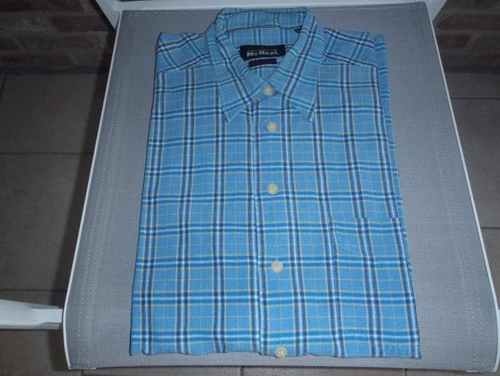 shirt maat 2XL, Kleding | Heren, Overhemden, Zo goed als nieuw, Blauw, Ophalen of Verzenden