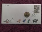 België Numisletter 2007 Hergé Kuifje, Ophalen of Verzenden, Envelop