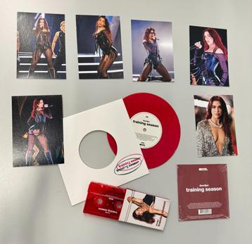 Dua Lipa Training Season RED Vinyl CD Cassette +6 live fotos