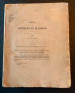 Boek Istore et croniques de Flandres, tome II, 1880, Antiquités & Art, Antiquités | Livres & Manuscrits, Enlèvement