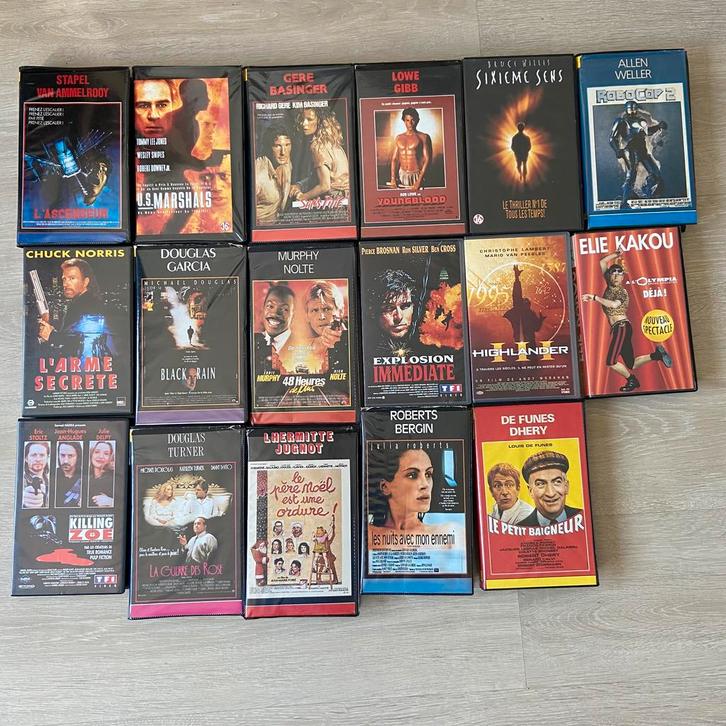 Grande collection de films VHS, plus de 250, CD & DVD, VHS | Film, Utilisé, Horreur, Envoi