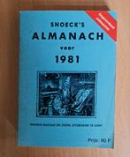 Snoeck's alamanach / snoeck  1981 / 1985 / 1996 ( 3 stuks), Ophalen of Verzenden, Zo goed als nieuw