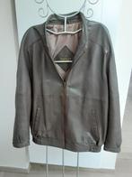 Lederen heren jas maat Medium / Large *Del Lago* H.g.staat, Bruin, Maat 48/50 (M), Ophalen of Verzenden, Zo goed als nieuw
