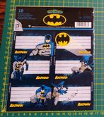 Stickerblad 18x School etiketten Batman OVP DC Comics, Verzamelen, Ophalen of Verzenden