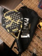 Raku padel zo goed als nieuw + 2 extra grips, Sport en Fitness, Ophalen of Verzenden, Zo goed als nieuw