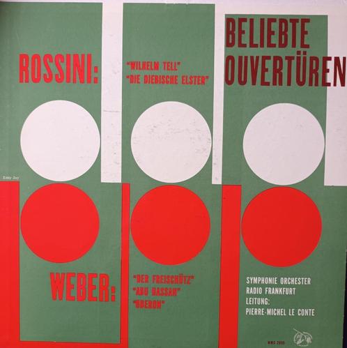 Pierre-Michel le CONTE - Beliebte Ouvertüren [Rossini], Cd's en Dvd's, Vinyl | Klassiek, Zo goed als nieuw, Romantiek, Overige typen