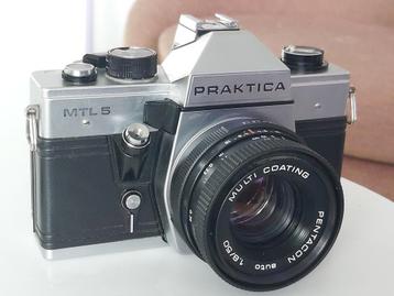 Praktica MTL5 met pentacon 50mm 1.8 beschikbaar voor biedingen