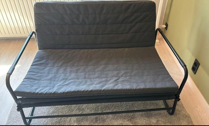 Zetel/slaapbed, grijs, zo goed als.nieuw, Huis en Inrichting, Slaapkamer | Slaapbanken, Zo goed als nieuw, Grijs, Ophalen