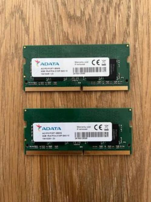 A-Data AO1P21FC8T1 8GB DDR4-2133 Ram, Computers en Software, RAM geheugen, Gebruikt, Laptop, 8 GB, DDR4, Ophalen