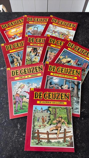 Complete 10-delige stripreeks De Geuzen (1dte druk) beschikbaar voor biedingen