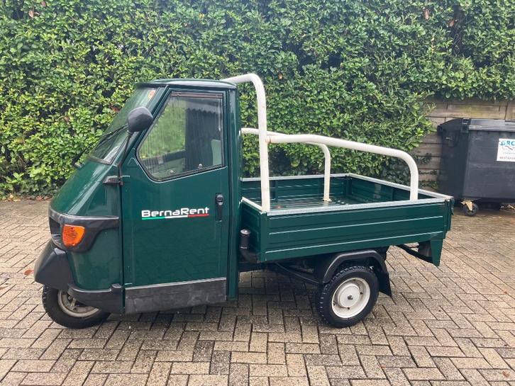 Piaggio Ape met rolbeugel, Fietsen en Brommers, Scooters | Piaggio, Gebruikt, Tweetakt, Ophalen