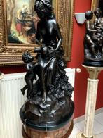 BRONZEN sculptuur  H. MOREAU, Antiek en Kunst, Ophalen