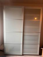 IKEA pax kast met glazen schuifdeuren, Huis en Inrichting, Kasten | Kleerkasten, Ophalen, Zo goed als nieuw, Glas