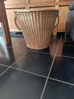 Grote rieten mand, Ophalen, Zo goed als nieuw, Hout, Mand