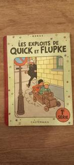 bd quick et flupke 1ere serie edition 1950, Gelezen, Ophalen of Verzenden, Hergé