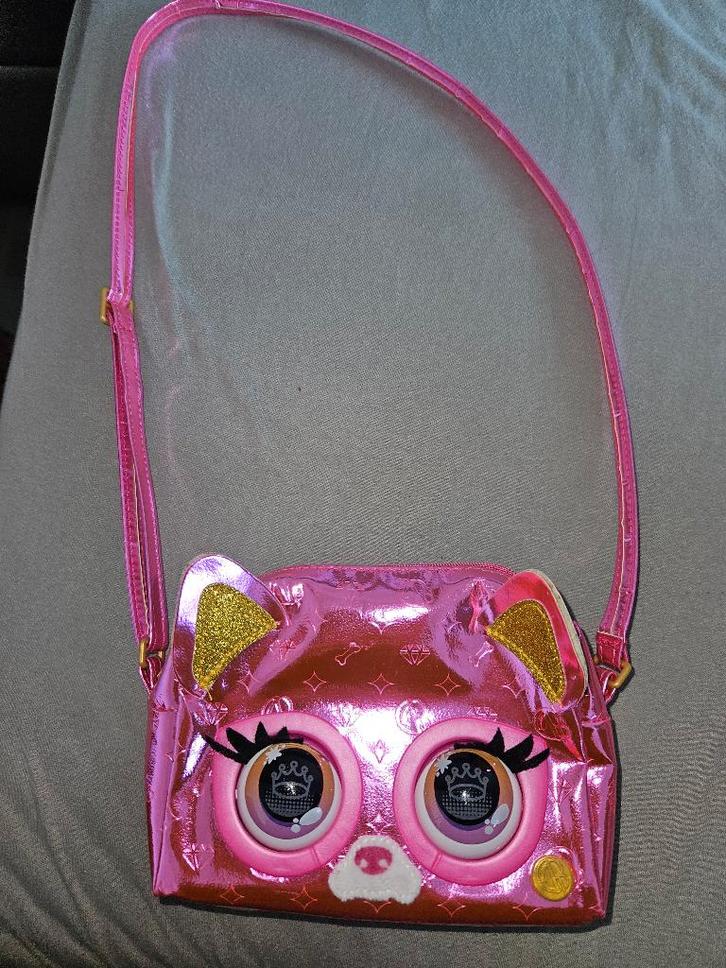 Handtasje hondje met beweegbare ogen en geluid, Kinderen en Baby's, Kindermode-accessoires, Zo goed als nieuw, Ophalen