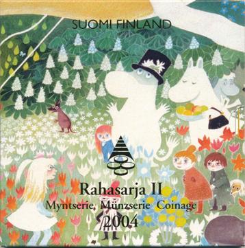 Finland 2004 jaarset + 2 euro herdenkingsmunt beschikbaar voor biedingen