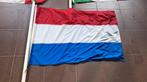 Nederlandse vlag aan stok, Ophalen of Verzenden, Gebruikt