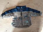 Winterjas in donkerblauw en beige - Maat 68, Enlèvement ou Envoi, Comme neuf, Garçon, Manteau