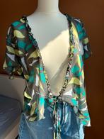 Vintage groene blousse / vest, Kleding | Dames, Vintage Dressing, Maat 42/44 (L), Ophalen of Verzenden, Zo goed als nieuw