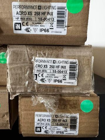 Acro XS 258 HF INX T8 2x58W Nieuw in verpakking beschikbaar voor biedingen