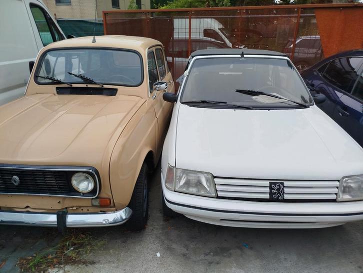 Renault R4 et Peugeot 205cj, Auto-onderdelen, Overige Auto-onderdelen, Peugeot, Renault, Ophalen