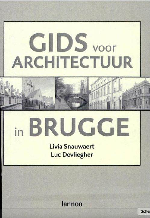 Gids voor architectuur in Brugge, Boeken, Kunst en Cultuur | Architectuur, Zo goed als nieuw, Ophalen of Verzenden